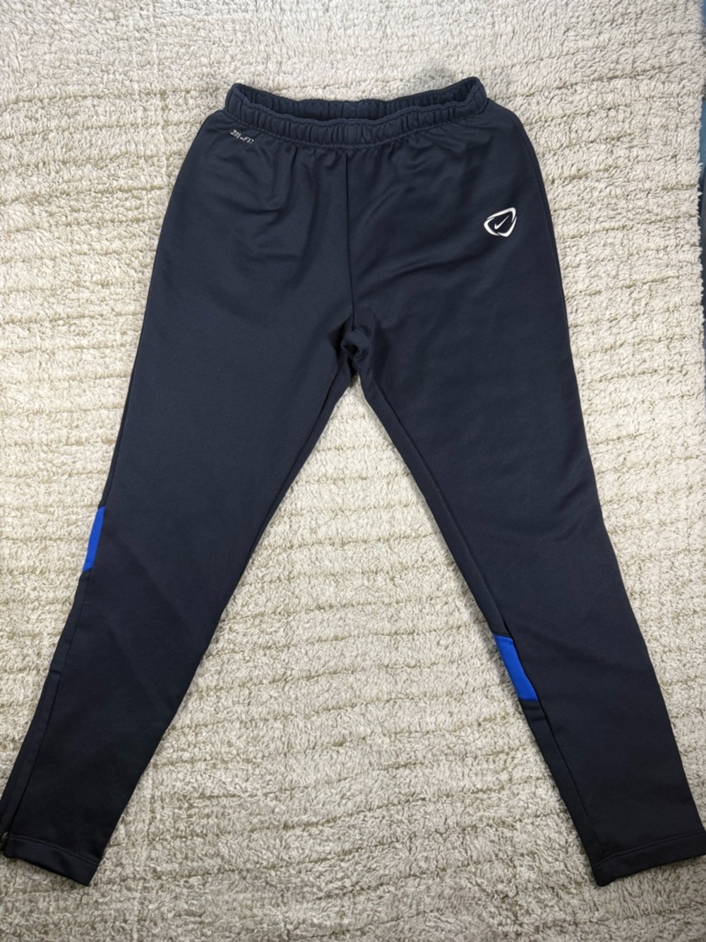 Nike Dri-FIT Men's Training Joggers Medium Navy Blue Athletic Sweatpants